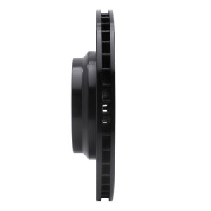 BMW 335I xDrive Brake Rotor (1) - Front Left - R1 Concepts - Drilled & Slotted - Black - `07-`15